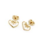 Heart Stud Earrings