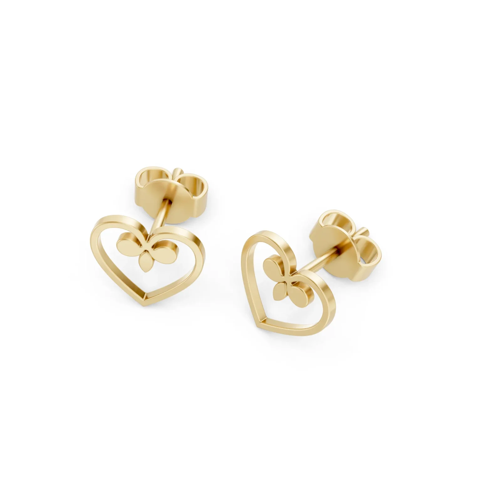 Heart Stud Earrings