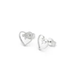 Heart Stud Earrings