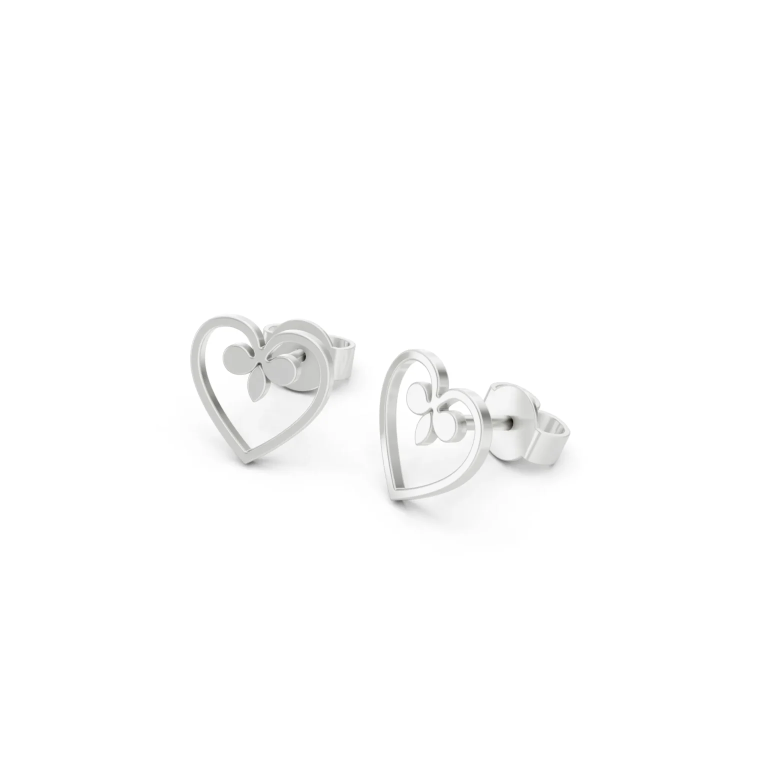 Heart Stud Earrings