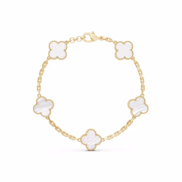 Mother of Pearl Clover Bracelet