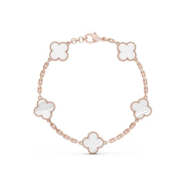 Mother of Pearl Clover Bracelet