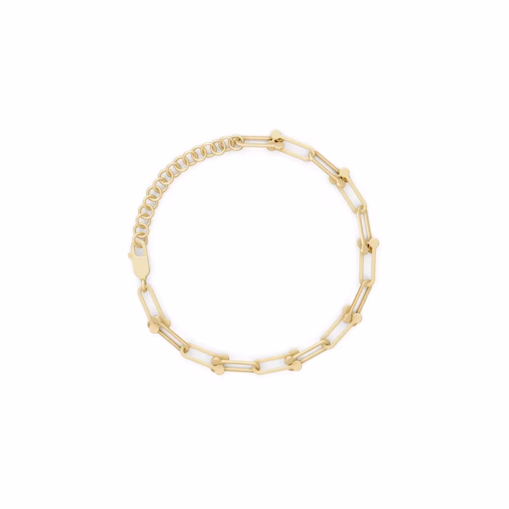 Paperclip Link Bracelet