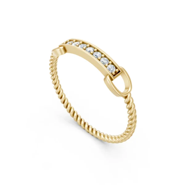 Twisted Rope Ring