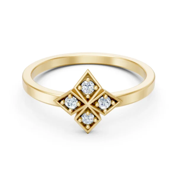 Vintage Clover Ring