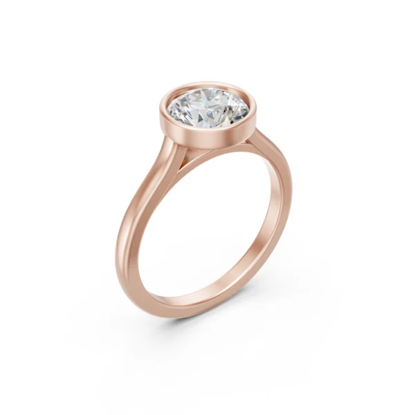 Bezel Engagement Ring