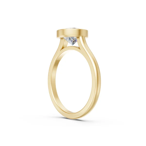 Bezel Engagement Ring