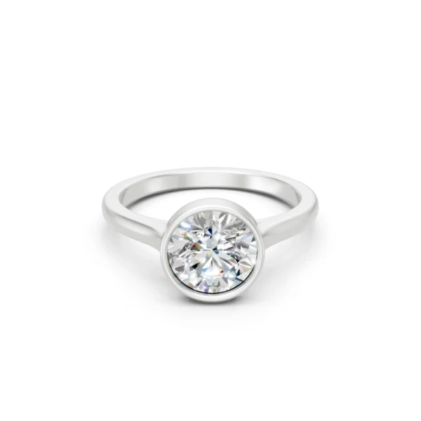 Bezel Engagement Ring