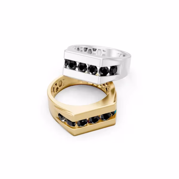 Black Diamond Ring