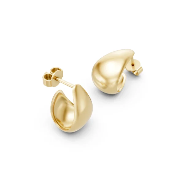 Chunky Gold Hoop Earrings