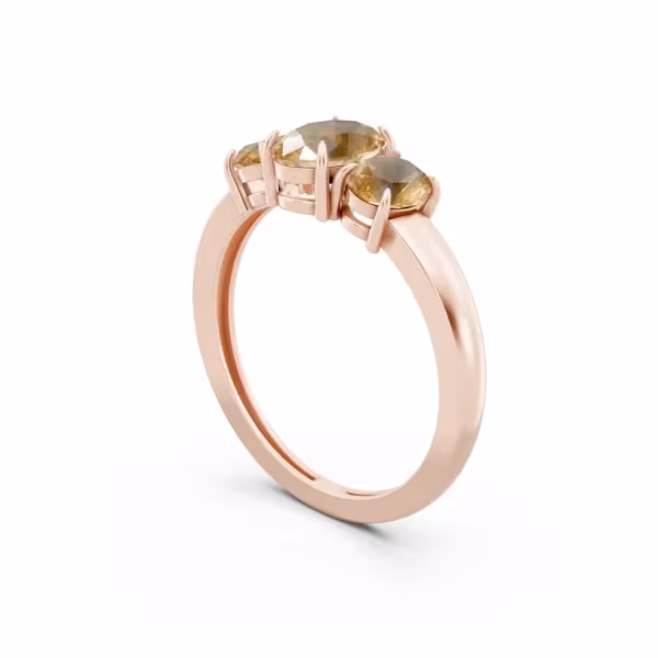 Citrine Radiant Ring