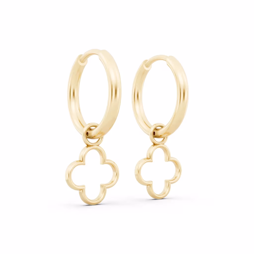 Clover Charm Earrings