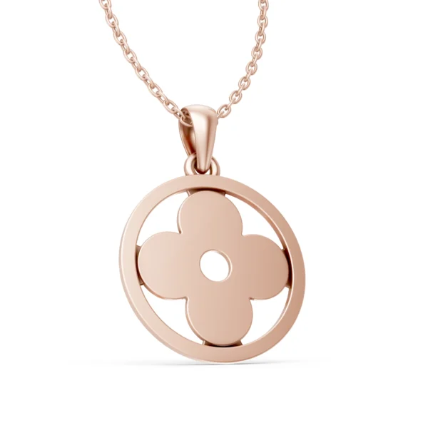 Clover Circle Pendant