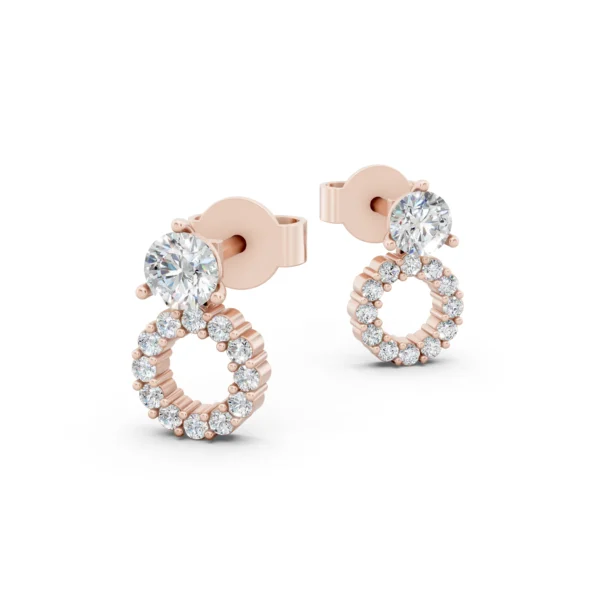 Convertible Halo Earrings