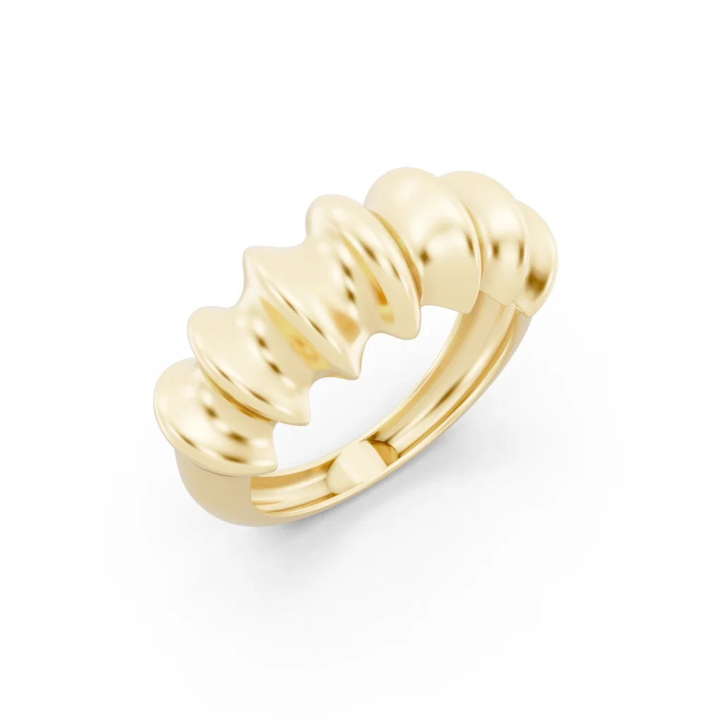 Croissant Chunky Ring