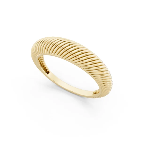 Croissant Dome Ring