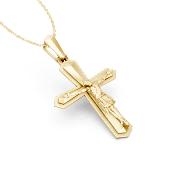 Crucifix Gold Pendant