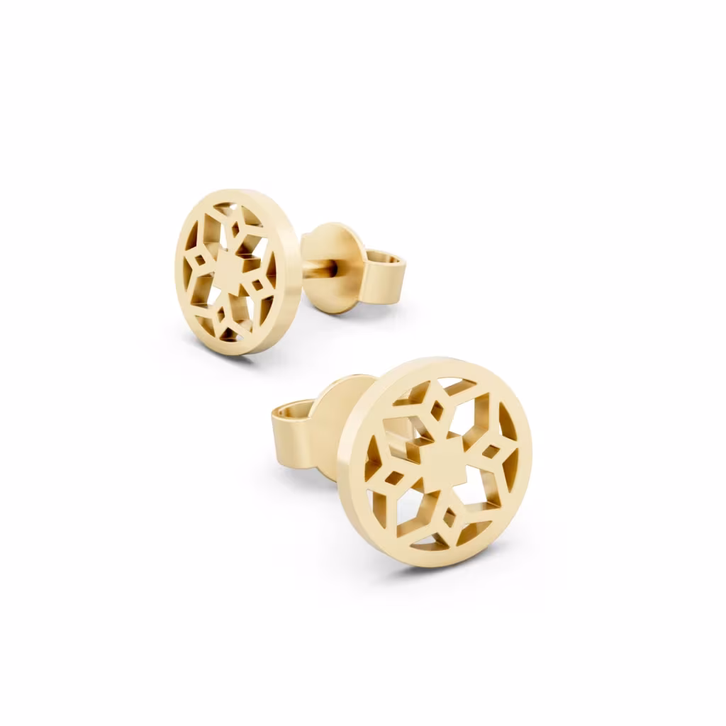 Cutout Stud Earrings