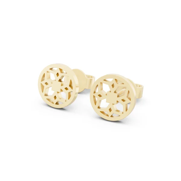 Cutout Stud Earrings