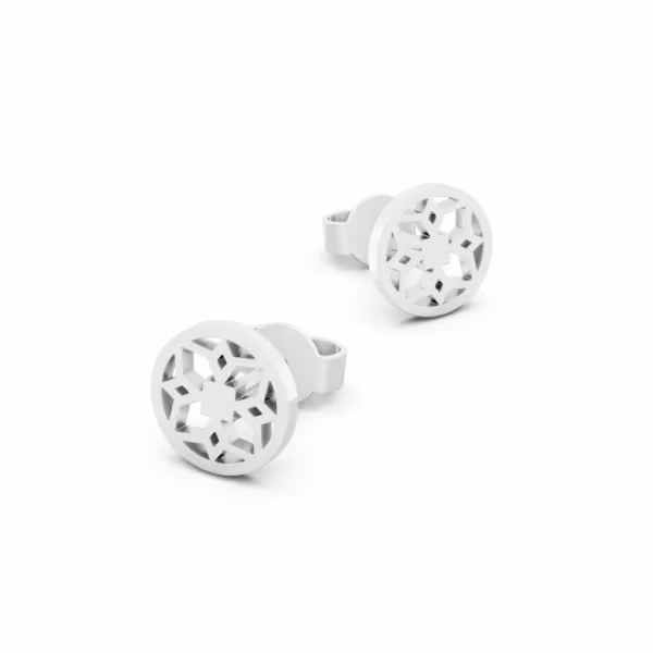 Cutout Stud Earrings