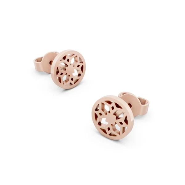 Cutout Stud Earrings
