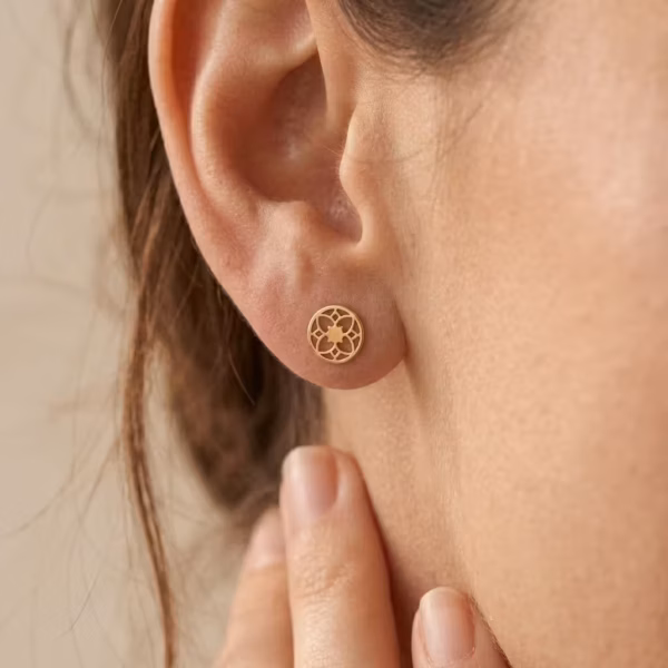 Cutout Stud Earrings