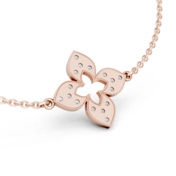 Diamond Flower Bracelet