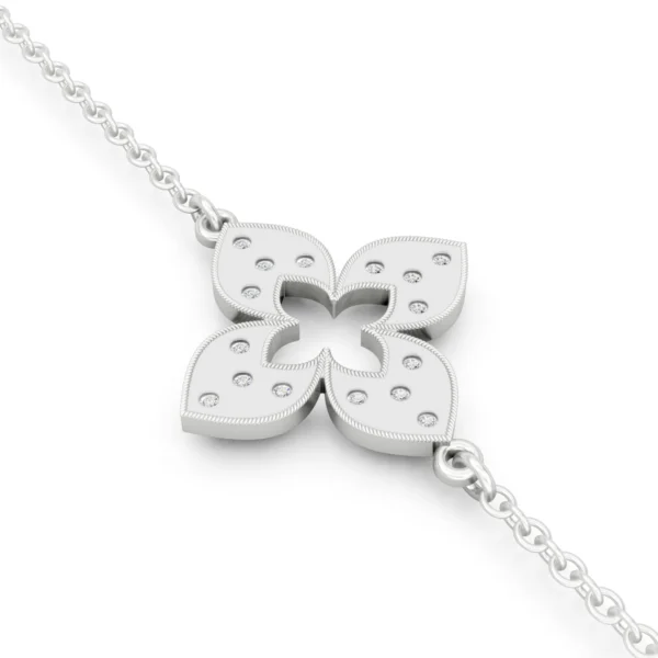 Diamond Flower Bracelet