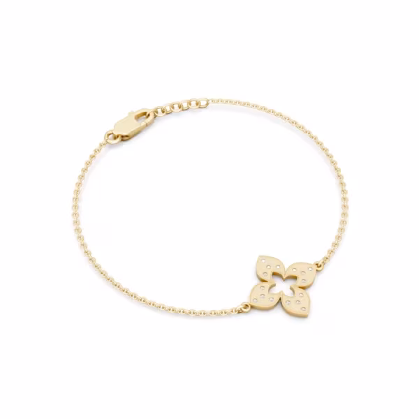 Diamond Flower Bracelet