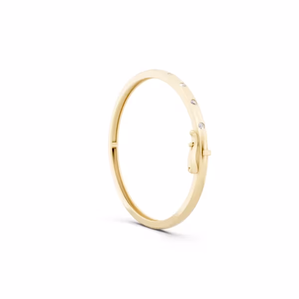 Diamond Hinge Bangle