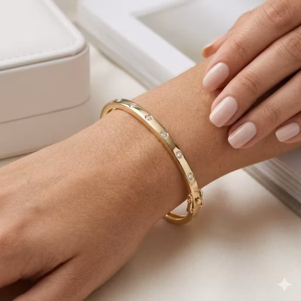 Diamond Hinge Bangle