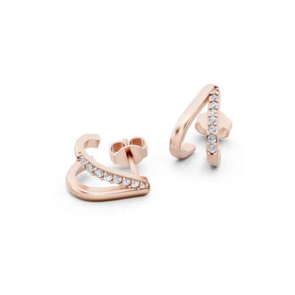 Diamond Hoop Earrings