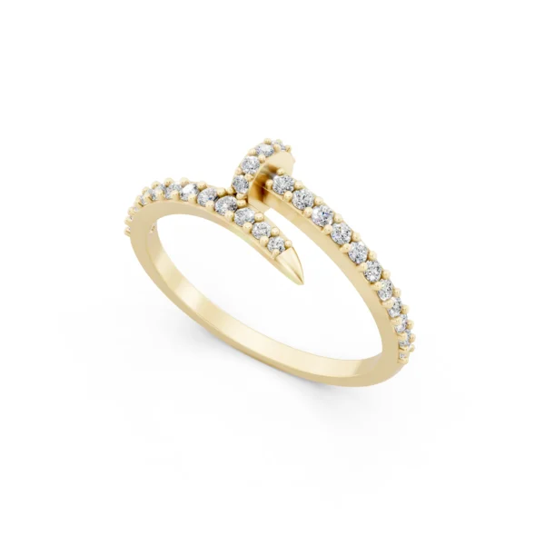 Diamond Nail Ring
