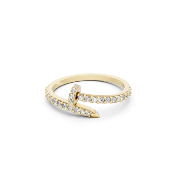 Diamond Nail Ring