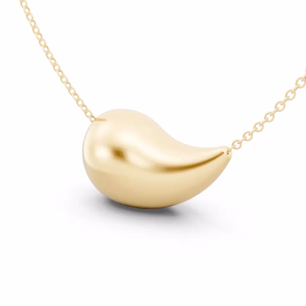 Gold Teardrop Pendant
