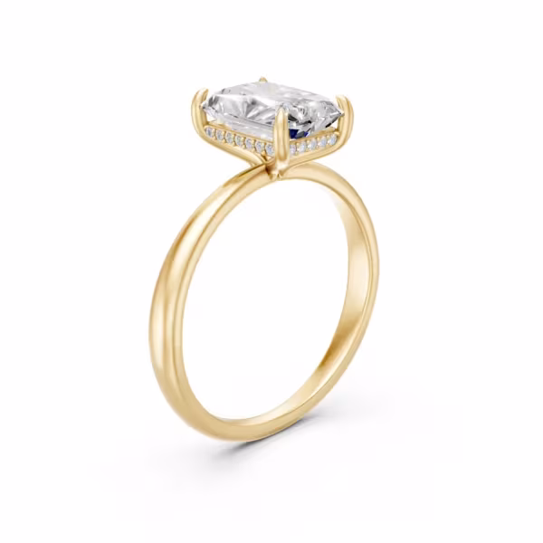 Emerald Cut Engagement Ring