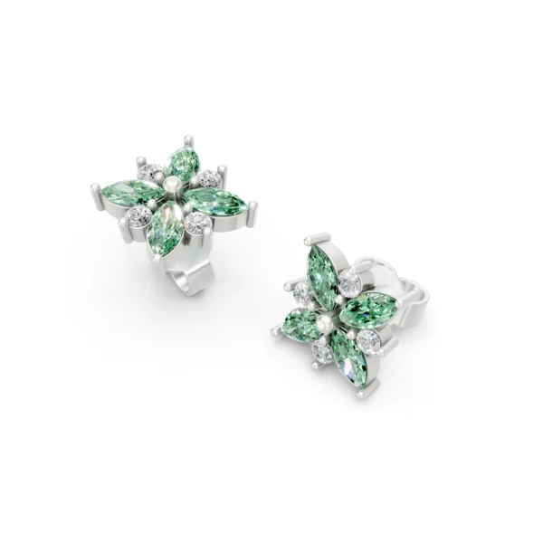Emerald Stud Earrings