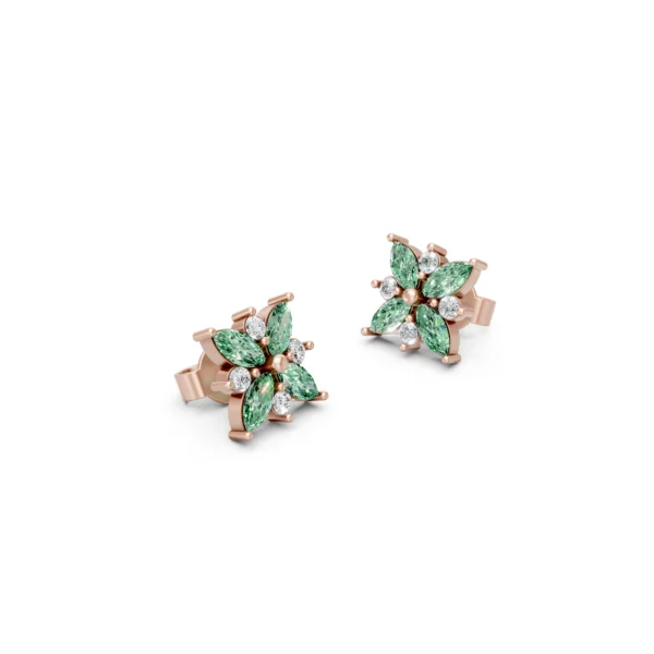 Emerald Stud Earrings
