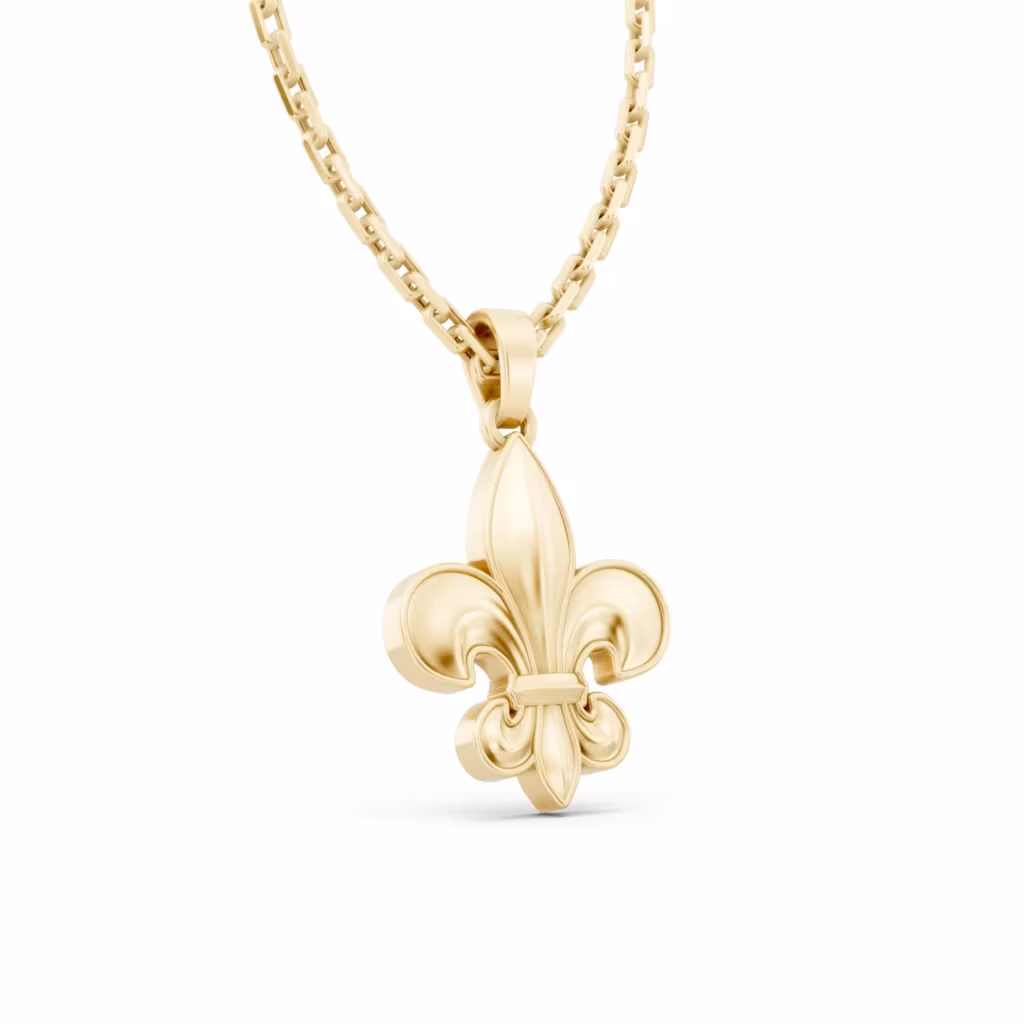 Gold Fleur de Lis Pendant
