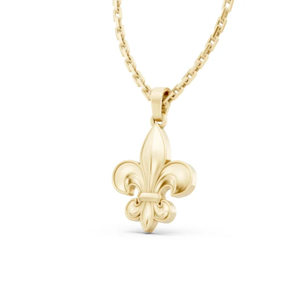 Gold Fleur de Lis Pendant