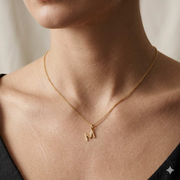 Gold Initial Pendant