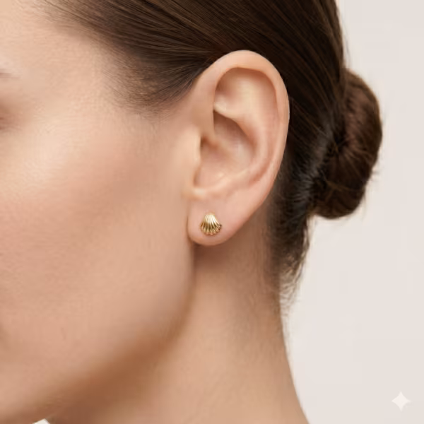 Seashell Stud Earrings