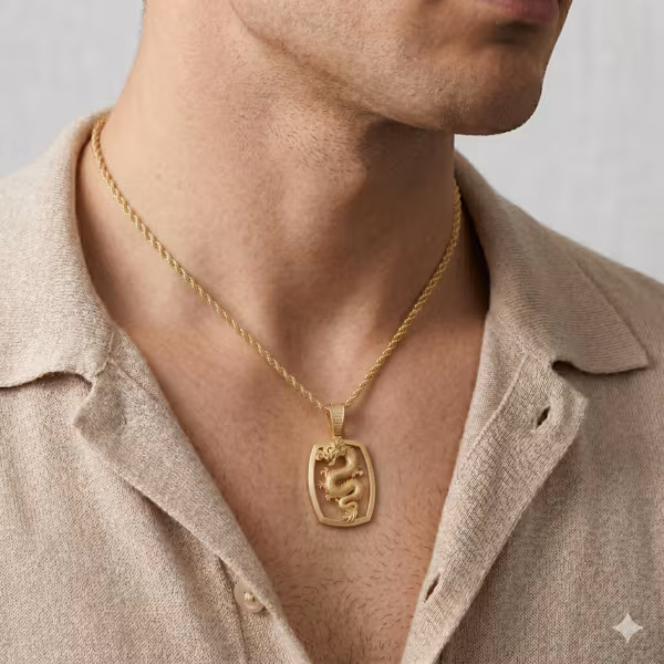 Dragon Gold Pendant
