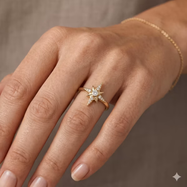Northern Star Diamond Ring