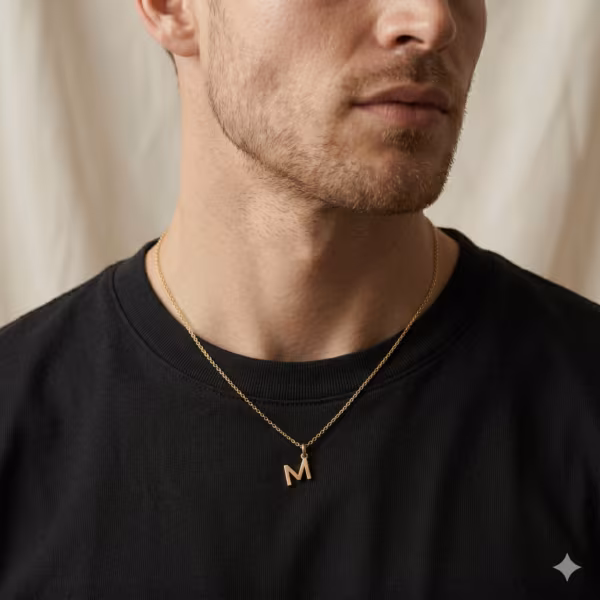 Gold Initial Pendant