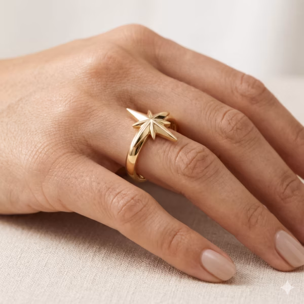 Starlight White Gold Ring