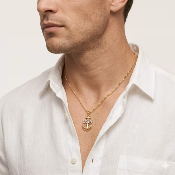 USN Anchor Pendant