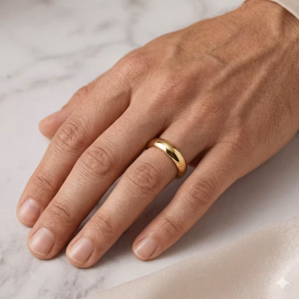 Couple Plain Wedding Band