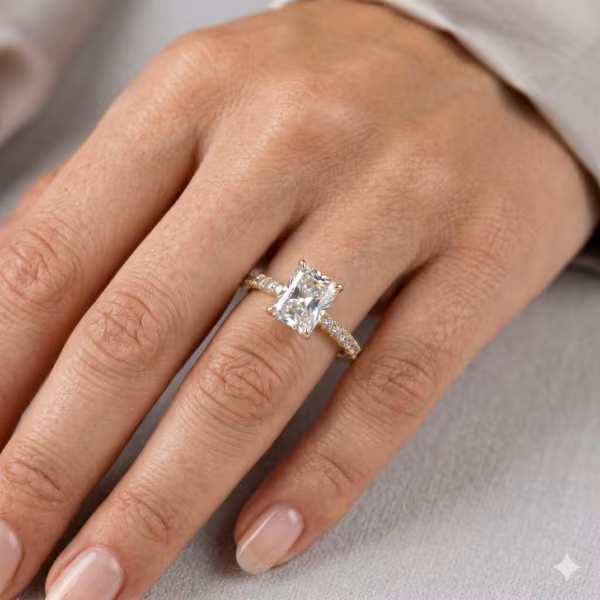 Radiant Engagement Ring