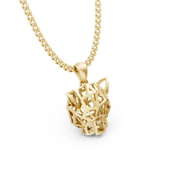 Gold Panther Pendant